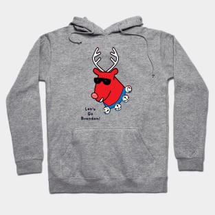 Let's Go Brandon Reindeer Hoodie